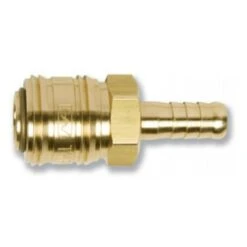 Makita Messing Snelkoppeling / Persluchtkoppeling Met 8mm Slangtule, Duitse (euro) Passing