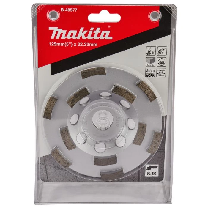 Makita B-48577 Komschijf Diam Dubb 125X22 5 Makita B-48577 Komschijf Diam Dubb 125X22 - Afbeelding 5