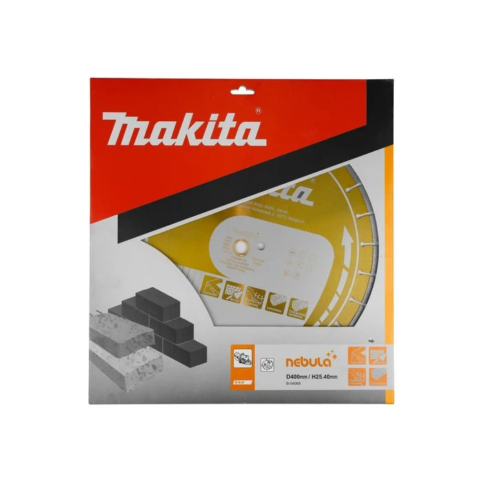 Makita B-54069 Diamantschijf 400x25,4x3,4mm Oranje 3 Makita B-54069 Diamantschijf 400x25,4x3,4mm Oranje - Afbeelding 3