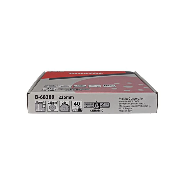 Makita B-68389 Schuurschijf 225mm K40 Velcro 4 Makita B-68389 Schuurschijf 225mm K40 Velcro - Afbeelding 4