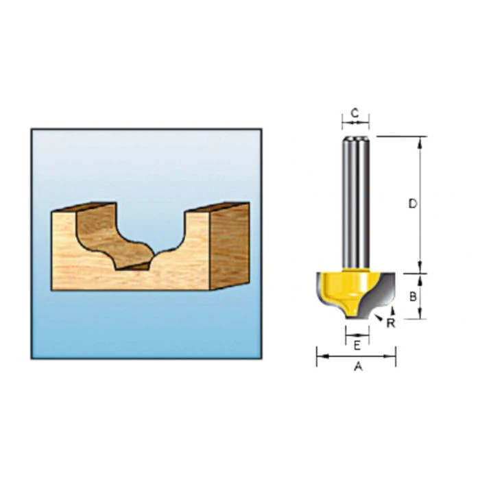 Makita D-09357 S-profielfrees 16 S6 3 Makita D-09357 S-profielfrees 16 S6 - Afbeelding 3