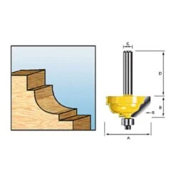 Makita D-11673 Hollijstproffr+lag R6,35 S8 7 Makita D-11673 Hollijstproffr+lag R6,35 S8 -Makita Verkoopwinkel D 11673 A1C0 1