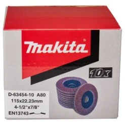 Makita D-63454-10 Lamellenschijf 115mm A80 -Makita Verkoopwinkel D 63454 10 C1N1