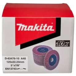 Makita D-63476-10 Lamellenschijf 125mm A40 5 Makita D-63476-10 Lamellenschijf 125mm A40 -Makita Verkoopwinkel D 63476 10 C1N1