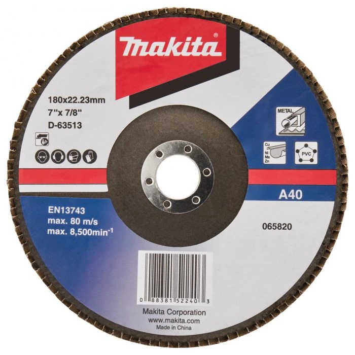 Makita D-63513-10 Lamellenschijf 180mm A40 1 Makita D-63513-10 Lamellenschijf 180mm A40