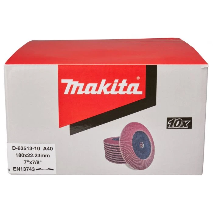 Makita D-63513-10 Lamellenschijf 180mm A40 3 Makita D-63513-10 Lamellenschijf 180mm A40 - Afbeelding 3