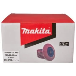 Makita D-63535-10 Lamellenschijf 180mm A80 10 Makita D-63535-10 Lamellenschijf 180mm A80 -Makita Verkoopwinkel D 63535 10 C1N1 1