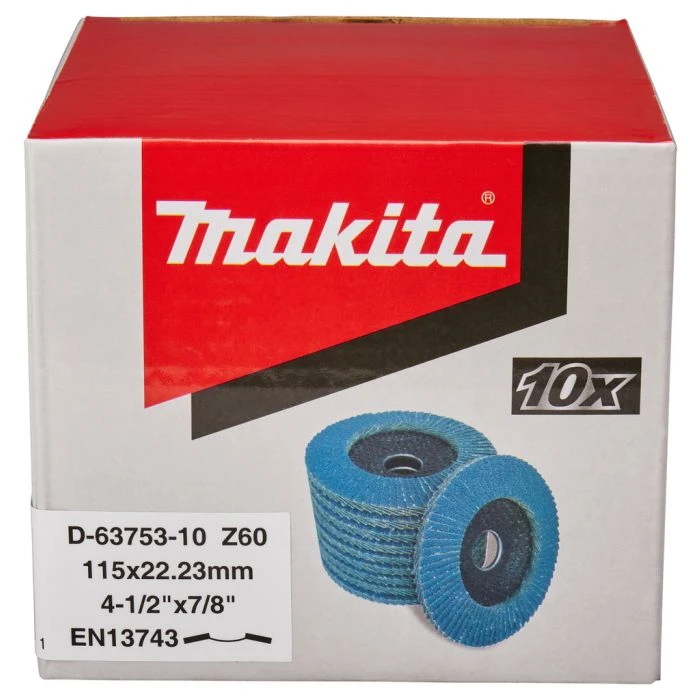 Makita D-63753-10 Lamellenschijf 115mm Z60 3 Makita D-63753-10 Lamellenschijf 115mm Z60 - Afbeelding 3