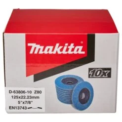 Makita D-63806-10 Lamellenschijf 125mm Z80 -Makita Verkoopwinkel D 63806 10 C1N1