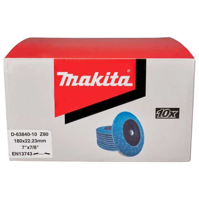 Makita D-63840-10 Lamellenschijf 180mm Z80 5 Makita D-63840-10 Lamellenschijf 180mm Z80 - Afbeelding 5