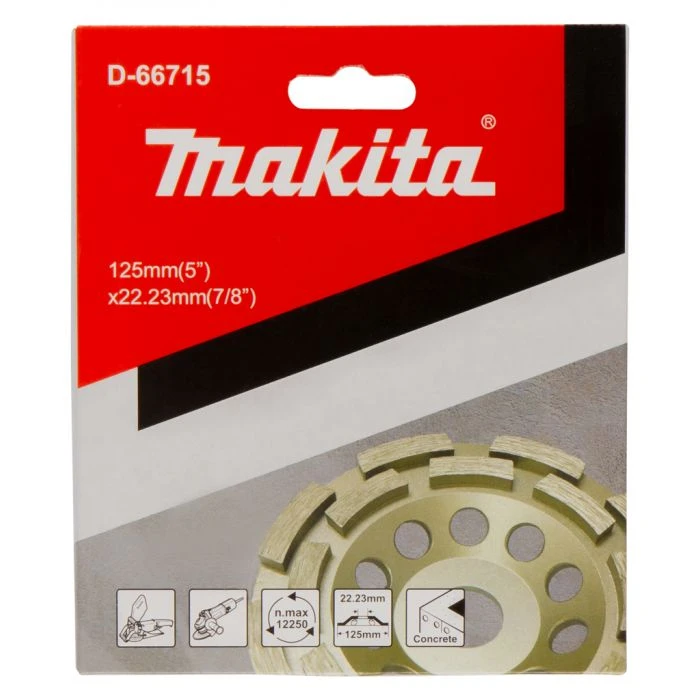 Makita D-66715 Diamant Komschijf 125mm 3 Makita D-66715 Diamant Komschijf 125mm - Afbeelding 3