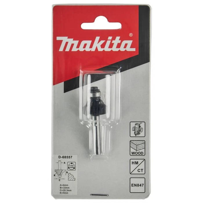 Makita D-68557 Kwartrondfrees 20,3x10,0 S6 4 Makita D-68557 Kwartrondfrees 20,3x10,0 S6 - Afbeelding 4