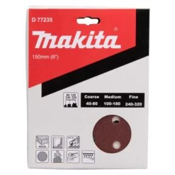 Makita D-77235 Schuurschijf 150mm Red Velcro -Makita Verkoopwinkel D 77235 C1N1