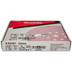 Makita E-02381 Schuurschijf 225mm K220 Velcro -Makita Verkoopwinkel E 02381 C1N1 s01