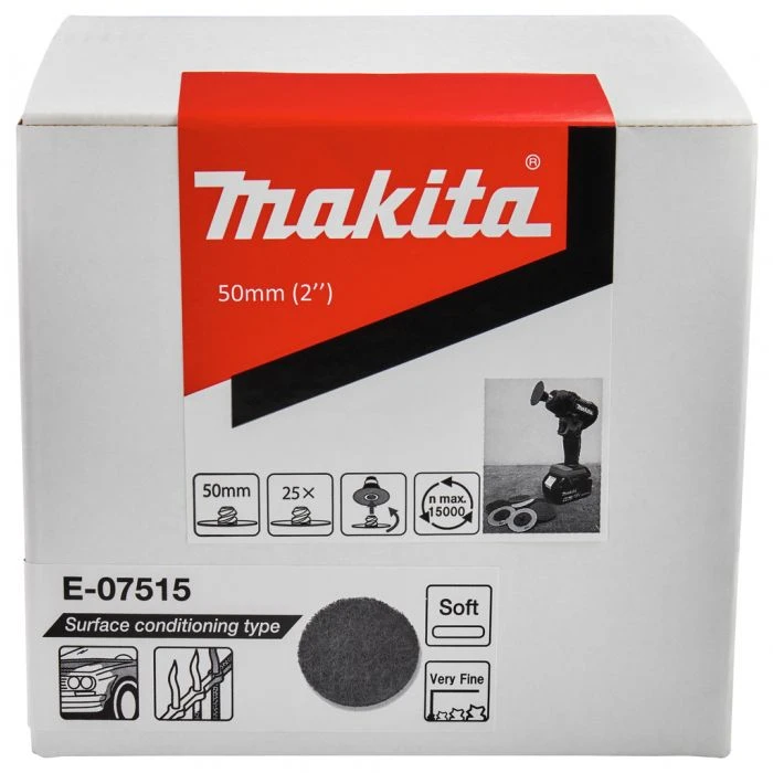 Makita E-07515 Schuurvliesschijf Zeer Fijn/Zacht 8 Makita E-07515 Schuurvliesschijf Zeer Fijn/Zacht - Afbeelding 8