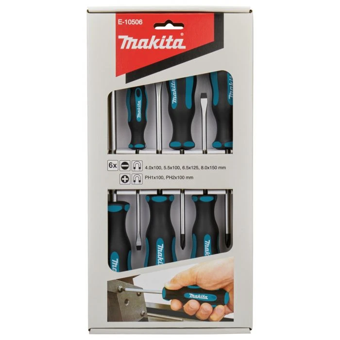 Makita E-10506 Schroevendraaierset 6-delig 4 Makita E-10506 Schroevendraaierset 6-delig - Afbeelding 4