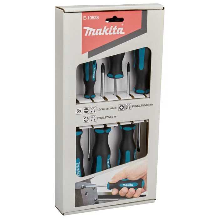 Makita E-10528 Schroevendraaierset 6-delig 6 Makita E-10528 Schroevendraaierset 6-delig - Afbeelding 6