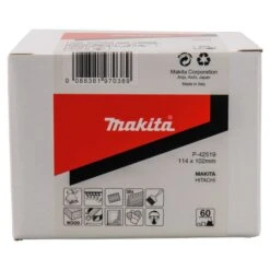 Makita P-42519 Schuurvel 114x102 K60 White Velcro -Makita Verkoopwinkel P 42519 C1N1