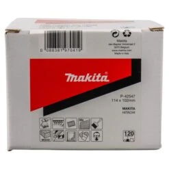 Makita P-42547 Schuurvel 114x102 K120 White Velcro -Makita Verkoopwinkel P 42547 C1N1