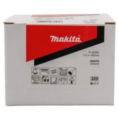 Makita P-42581 Schuurvel 114x102 K320 White Velcro -Makita Verkoopwinkel P 42581 C1N1