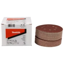 Makita P-43664 Schuurschijf 125mm K120 Red Velcro -Makita Verkoopwinkel P 43620 C1C0 2
