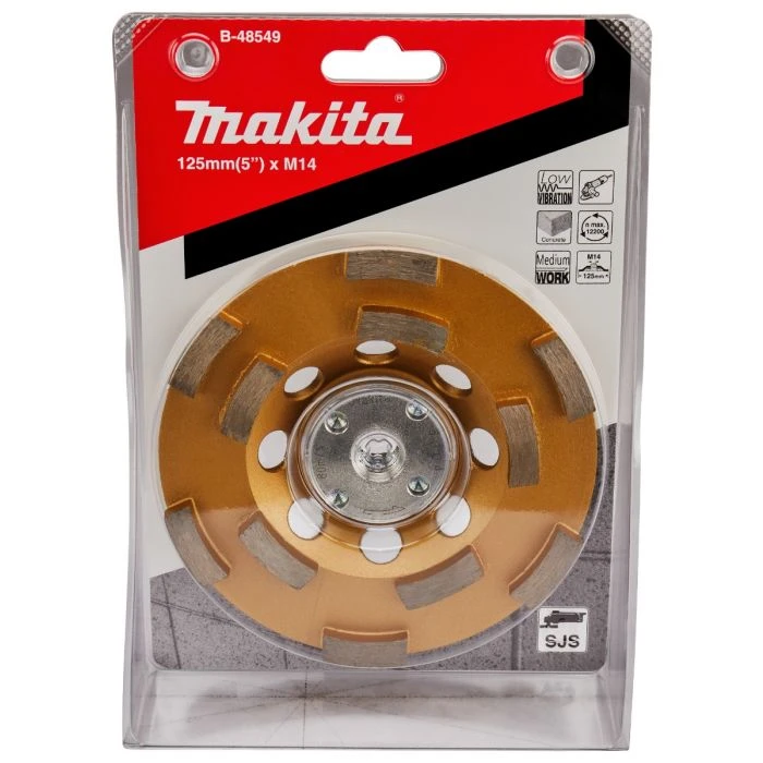 Makita B-48549 Diamant Komschijf 125mm 4 Makita B-48549 Diamant Komschijf 125mm - Afbeelding 4