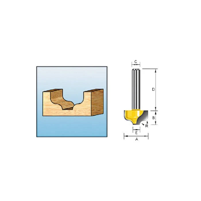 Makita D-11031 S-profielfrees 12,7 S8 2 Makita D-11031 S-profielfrees 12,7 S8 - Afbeelding 2
