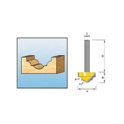 Makita D-11081 Sierprofielfrees 12,7 S12 -Makita Verkoopwinkel d 11069 a1c0 1