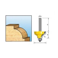 Makita D-11324 Kwartrondfr+lag R5 S8 -Makita Verkoopwinkel d 11324
