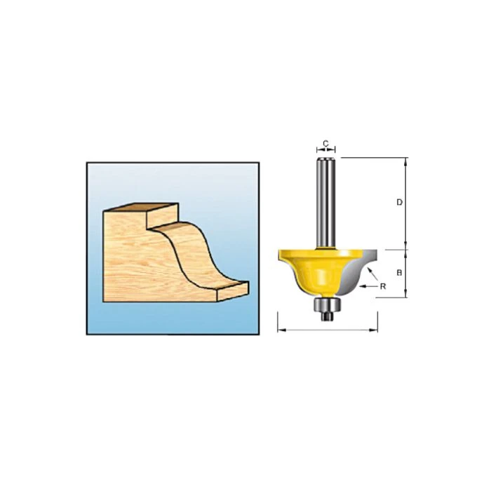 Makita D-11558 Lijstprofielfr+lag 34,93 S8 2 Makita D-11558 Lijstprofielfr+lag 34,93 S8 - Afbeelding 2