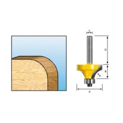 Makita D-09466 Afrondfrees+lag R9 S6 -Makita Verkoopwinkel makita d 09466 afrondfrees lag hm 31mm s6