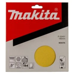 Makita P-33451 Schuurschijf 180mm K120 Yellow Velcro -Makita Verkoopwinkel p 33451 c1n1