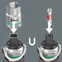 WERA 8009 ZYKLOP POCKET SET 2 -Makita Verkoopwinkel tipp zyklop pocket kombiwerkzeugaufnahme